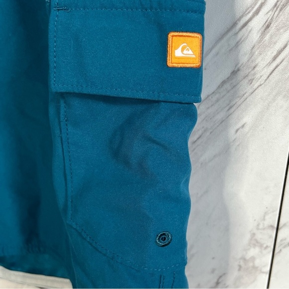 Quicksilver Swim Trunk Shorts SZ L - Picture 4 of 6